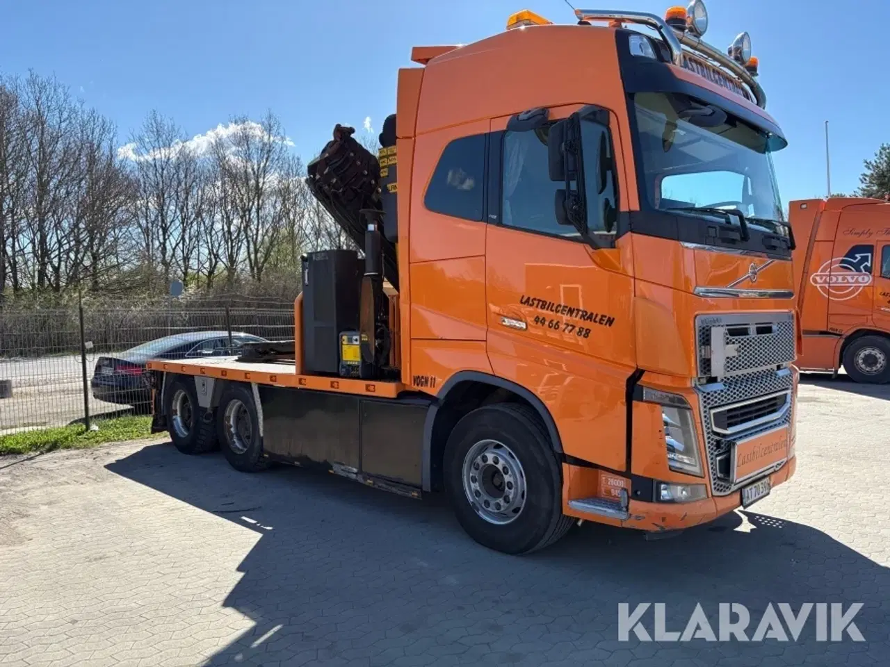 Billede 5 - Lastbil Volvo FH16 550 6x4 med mobilkran sværgodstrækker