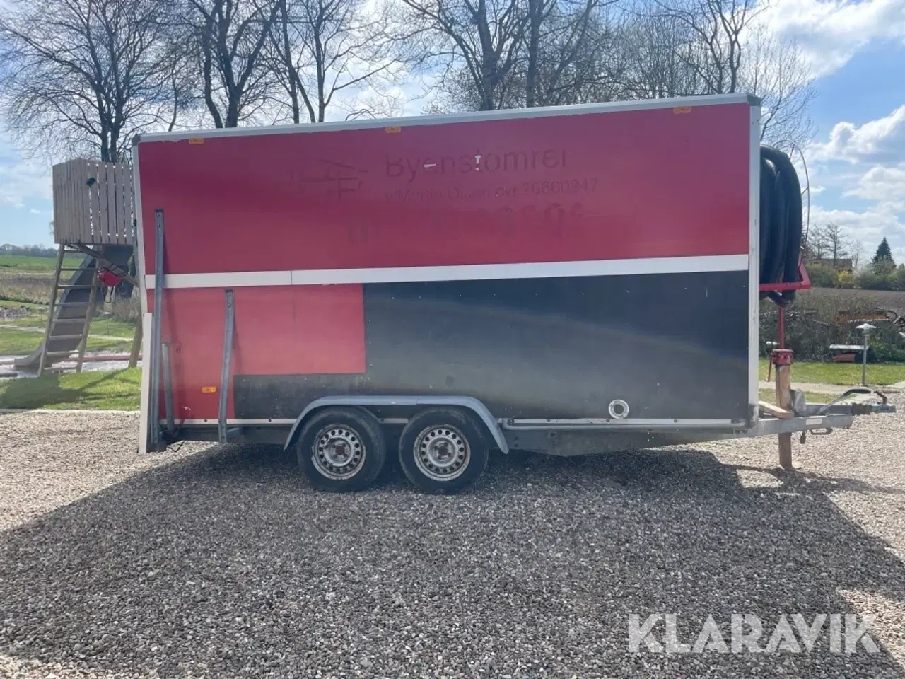 Billede 4 - Cargo trailer Variant med isoleringsmaskine