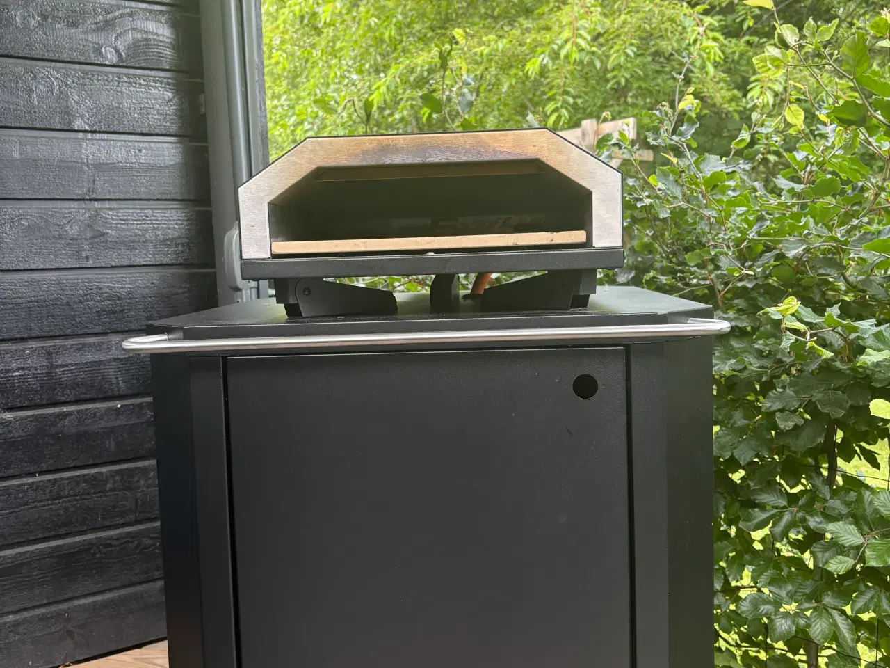 Billede 1 - Pizzagrill med rullebord og gas regulator