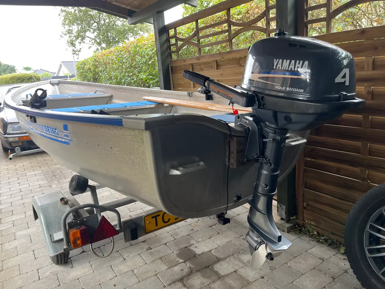 Billede 3 - Linder 410,Yamaha 4.hk.Brenderup trailer.
