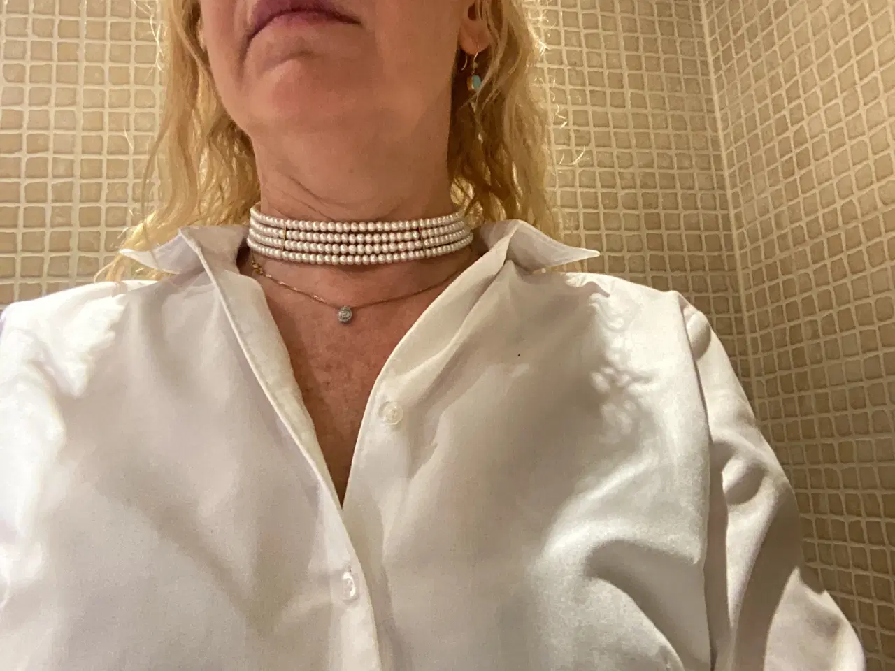 Billede 4 - Genuine pearl choker