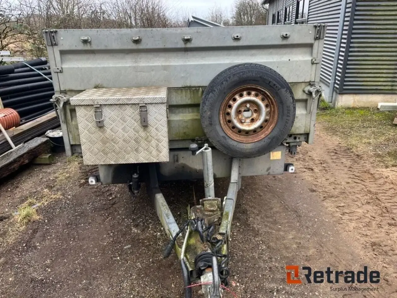 Billede 2 - Brenderup 3500kg el hydraulisk tiptrailer