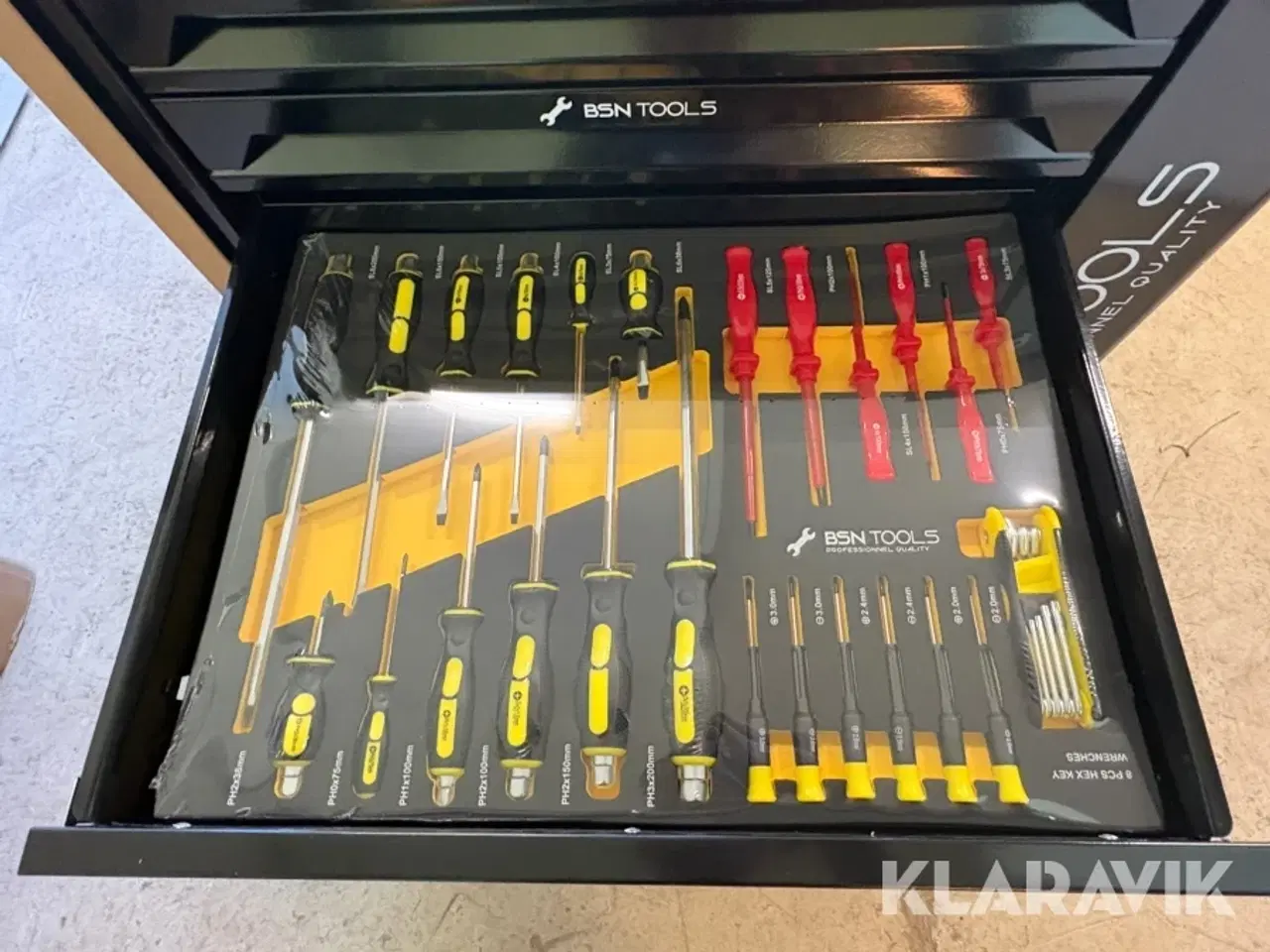 Billede 7 - Værktøjsskab BSN Tools 164 styks værktøj