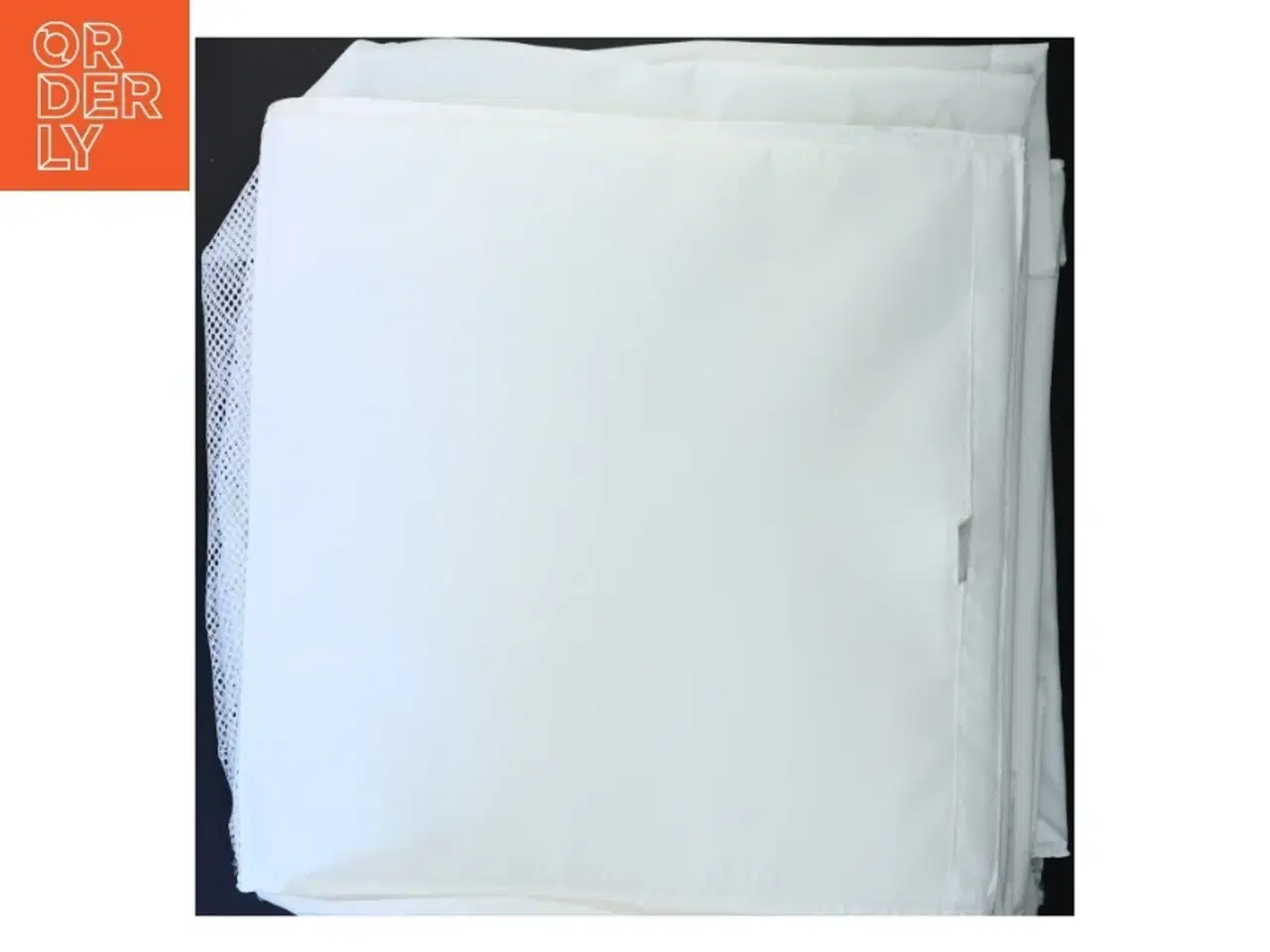 Billede 3 - Hvidt tekstil opbevaringssystem til ophængning fra IKEA (str. 35 x 45 x 125 cm)