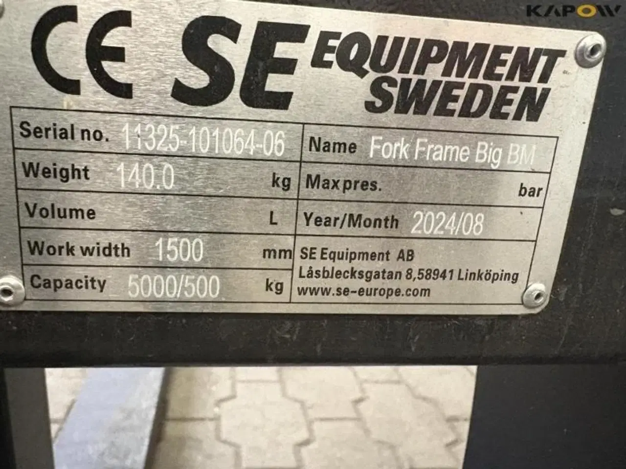 Billede 9 - - - - Pallegafler med Volvo beslag