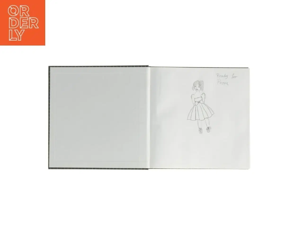 Billede 6 - skitsebog med hårdt omslag fra Søstrene Grene (str. 20 x 20 cm)