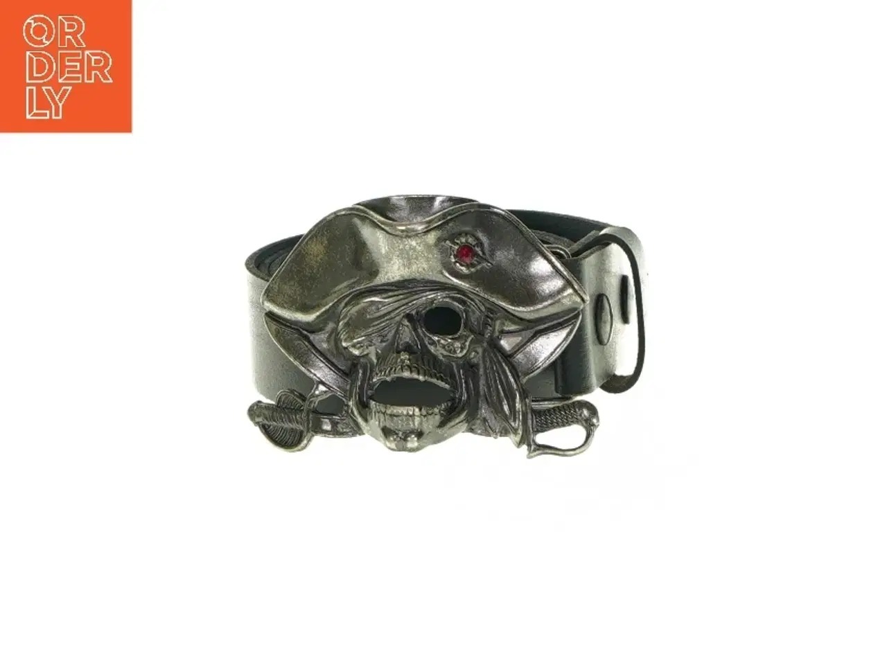 Billede 1 - Bælte med pirat detalje fra Qvantingen Design (str. 105 cm)