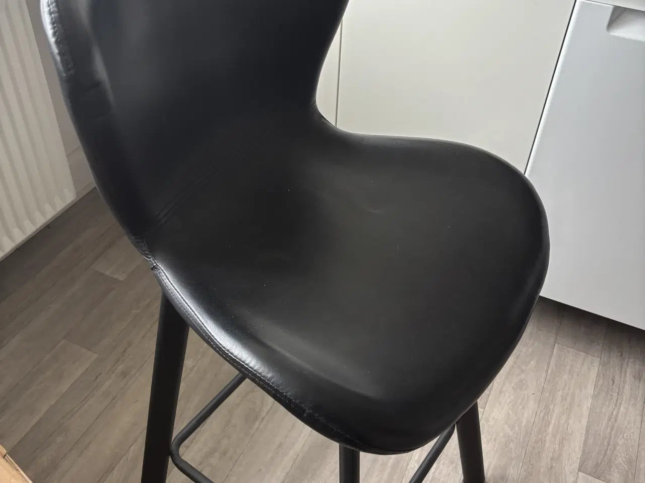 Billede 2 - Ilva barstol i sort læder