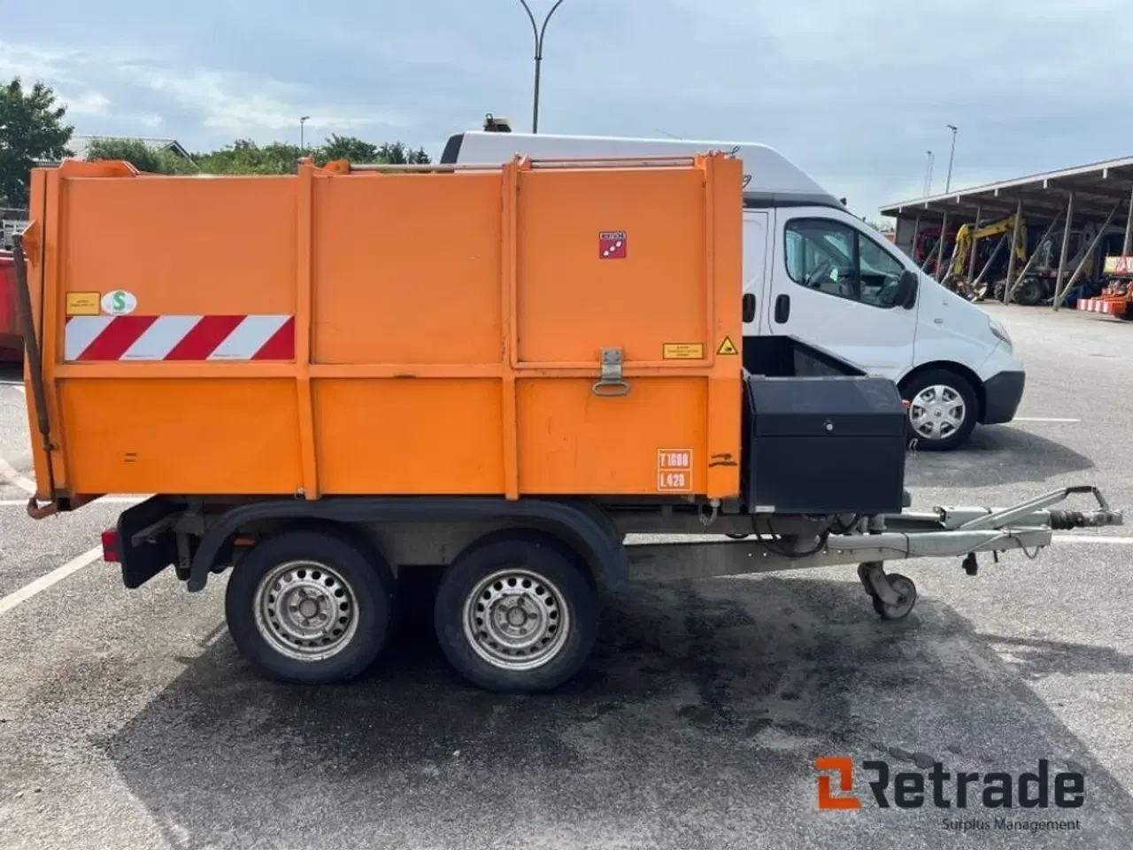 Billede 4 - - - - Boogietrailer med påbygget Bertsche el komprimator