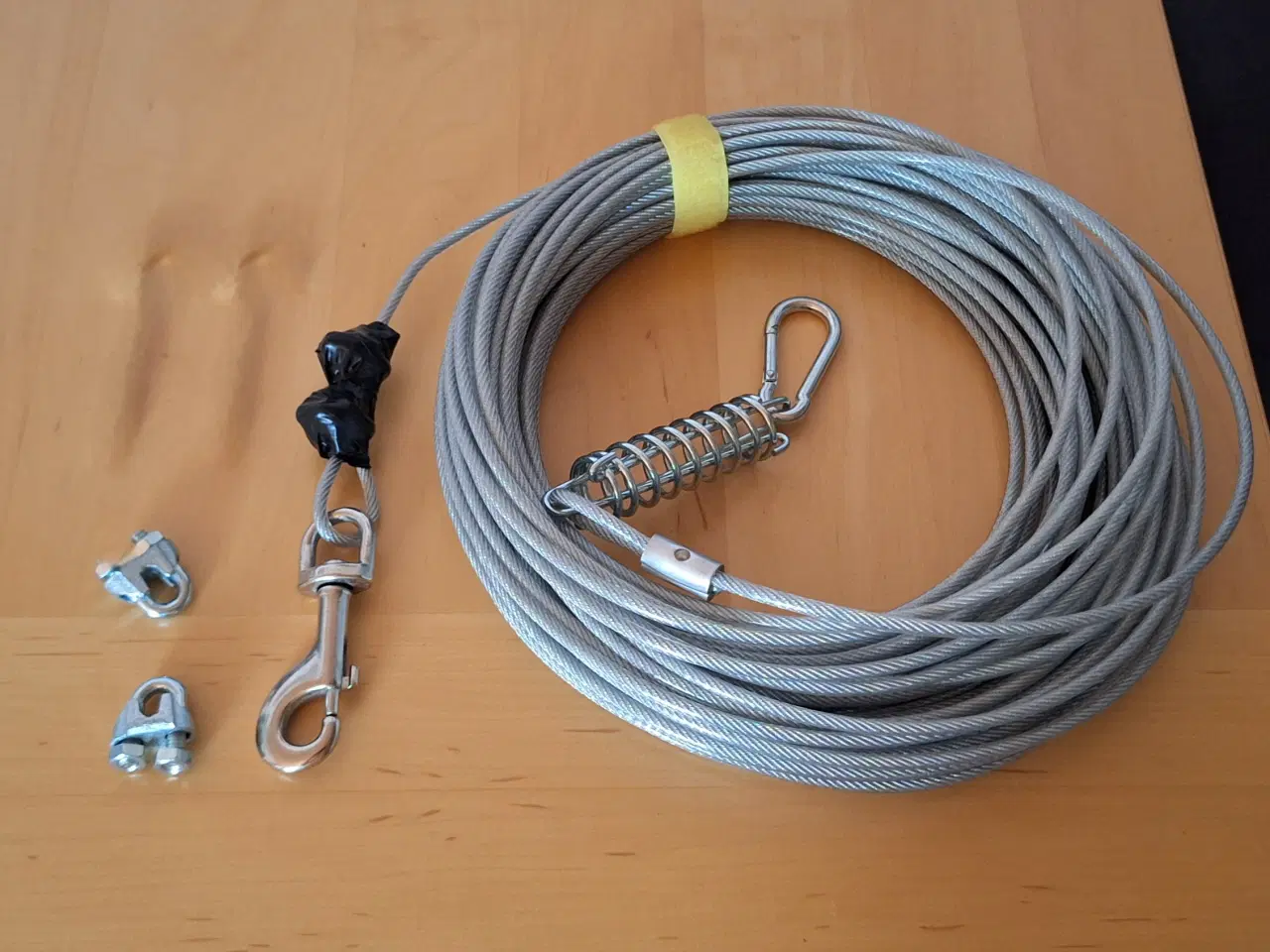 Billede 1 - Active Canis Tie Out Cable på 30 meter sælges.