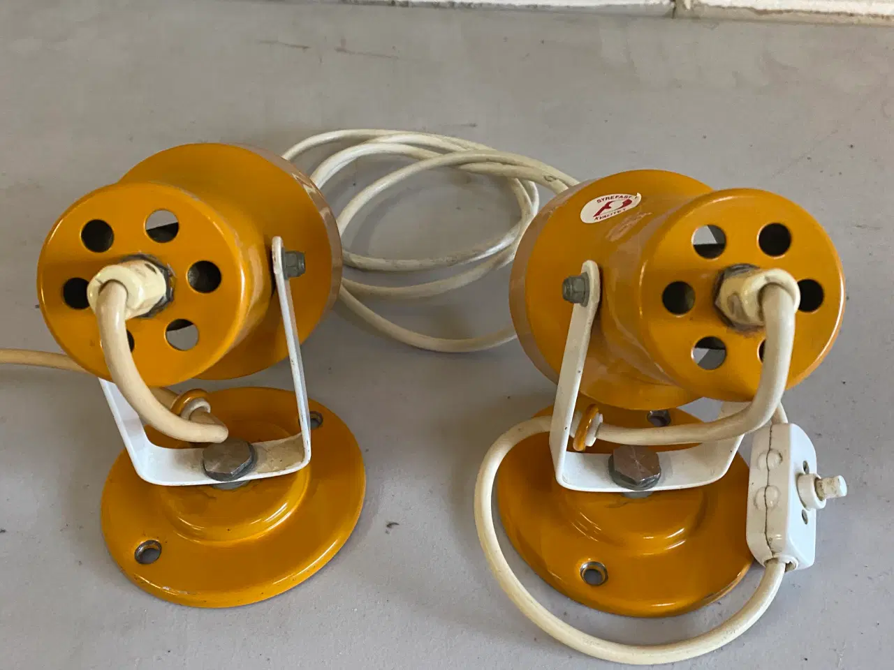 Billede 2 - Agneta Vaxjo Sweden 2 stk sængelamper fra 70’erne