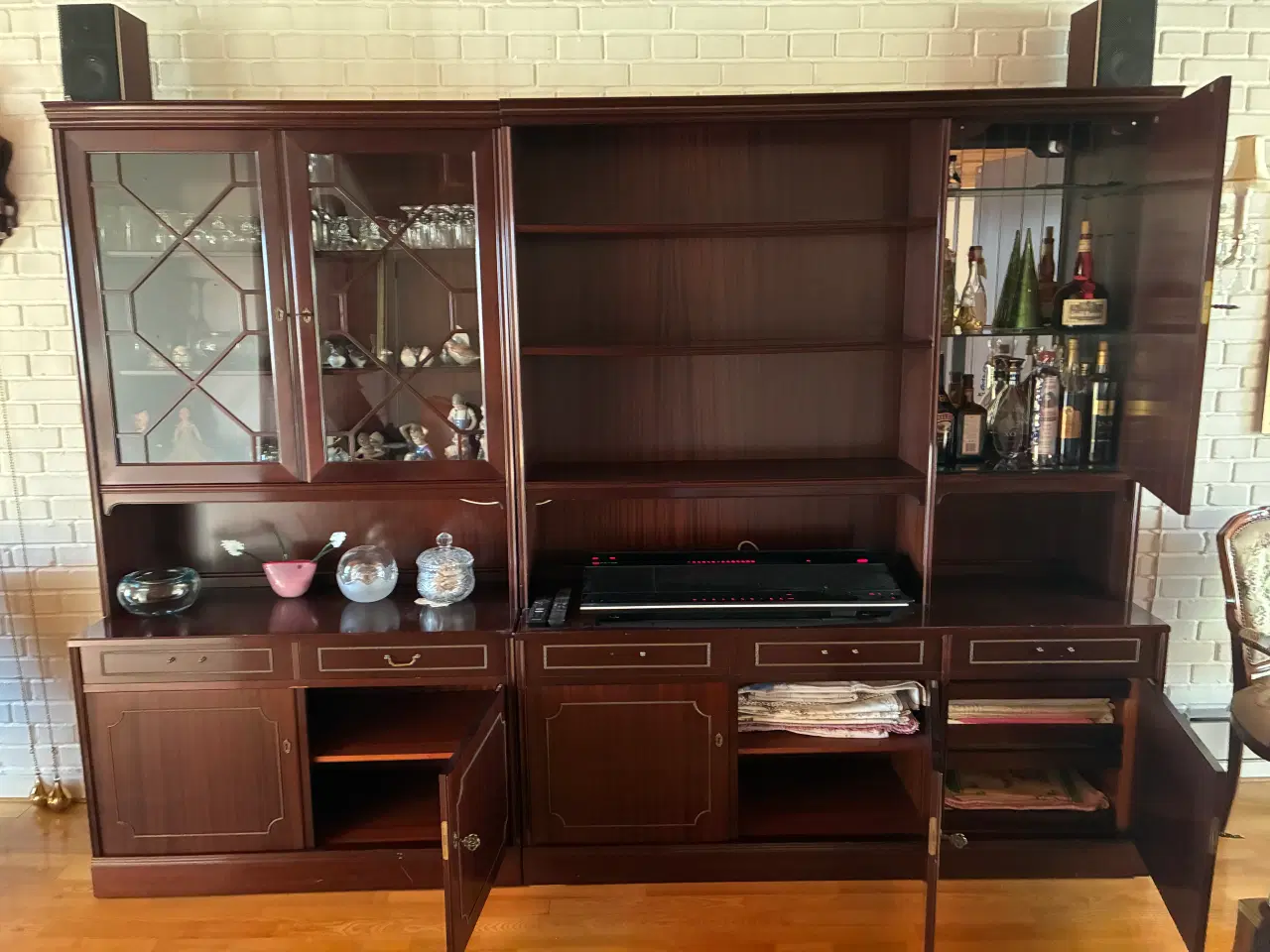 Billede 2 - Reolsystem - mahogne -