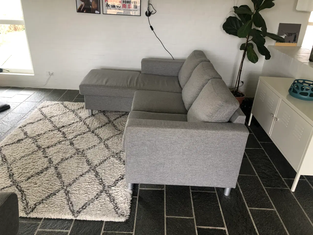 Billede 3 - Sofa med chaiselong