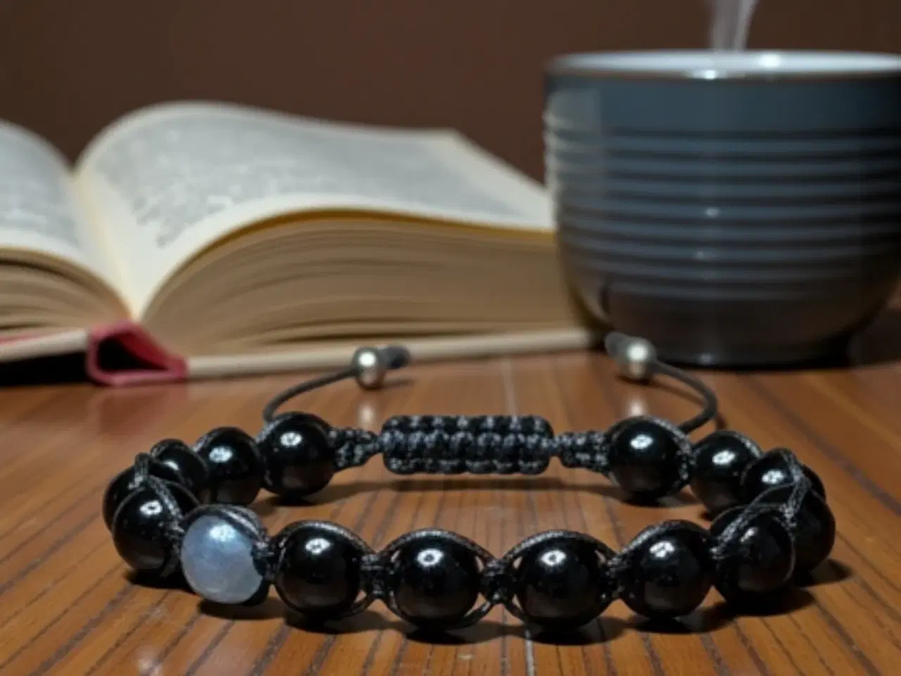 Billede 2 - Herrearmbånd Shamballa-Inspireret, 10mm