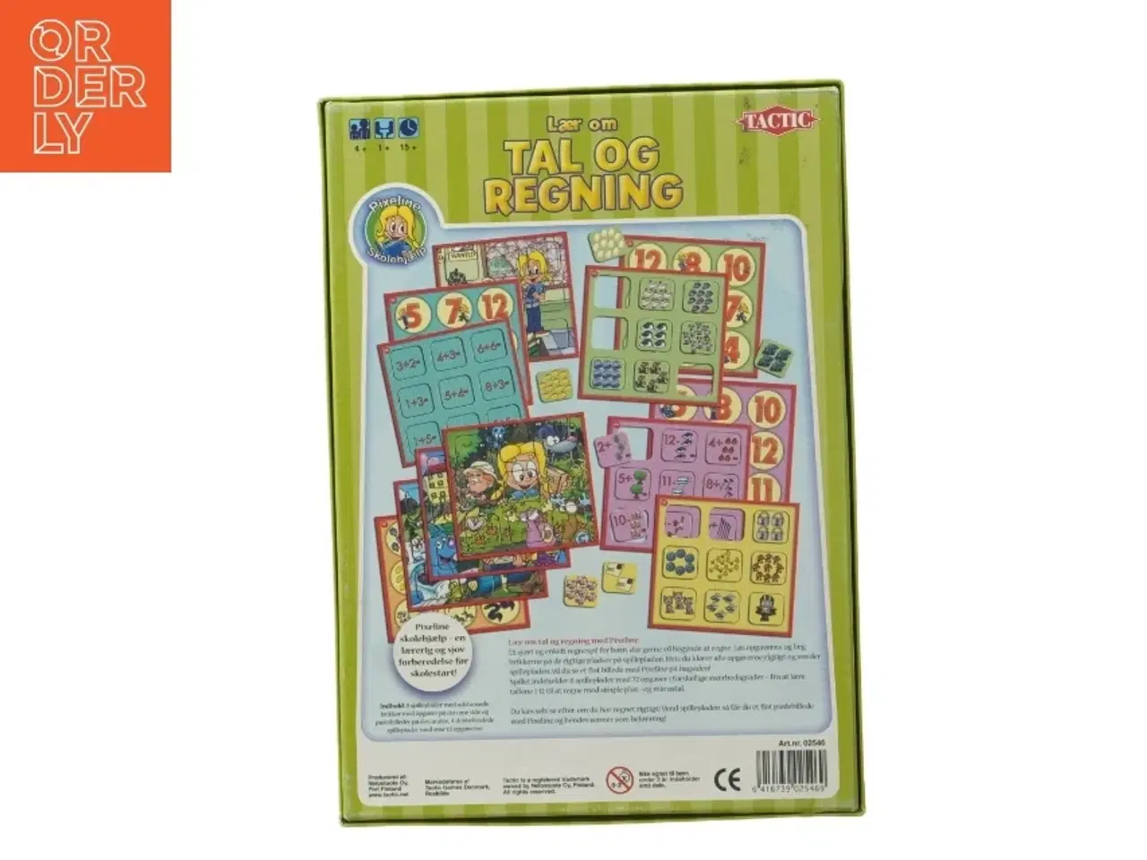 Billede 3 - Pixelines tal- og regnespil fra Tactic (str. 27x19 cm)