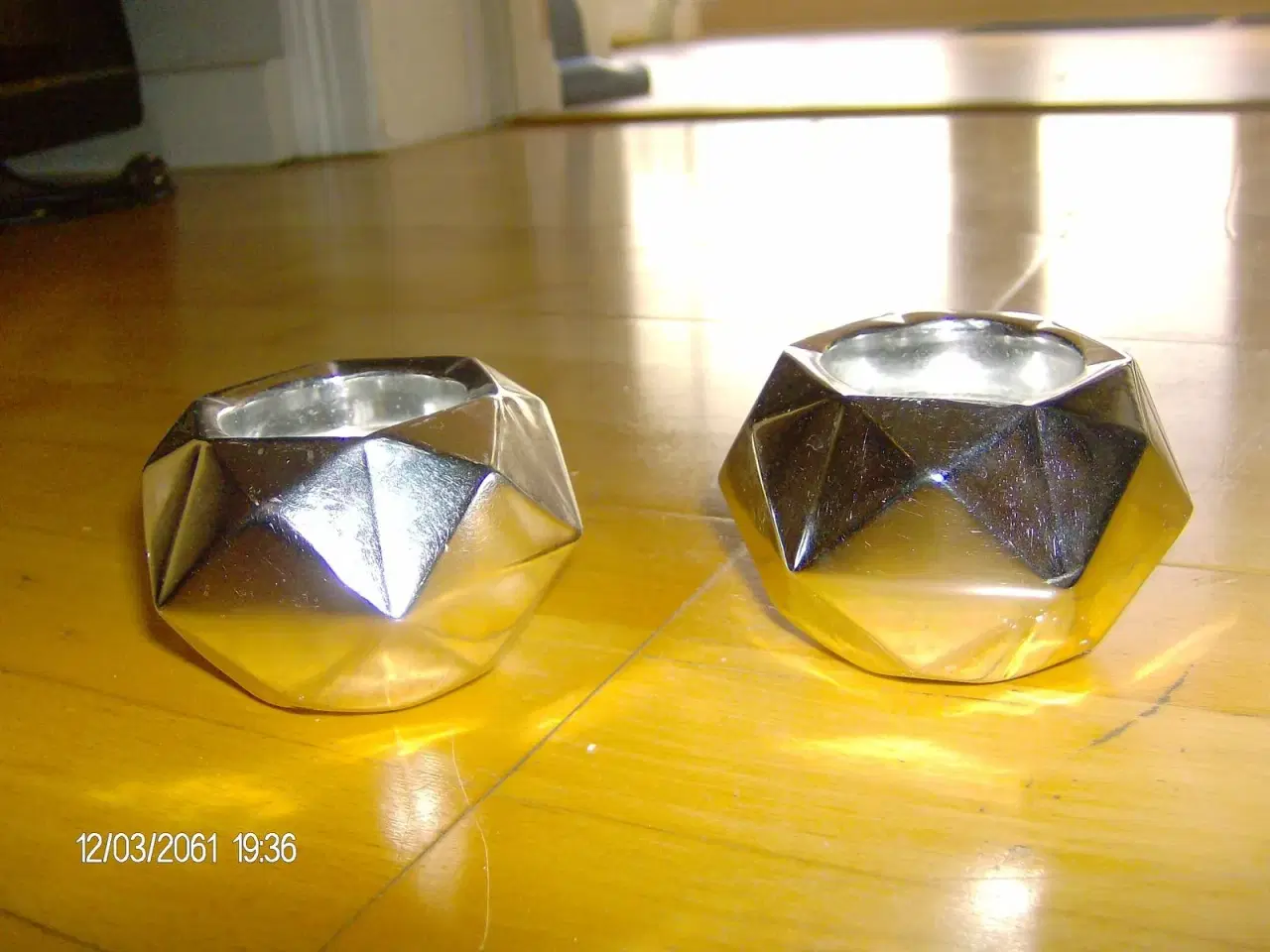 Billede 1 - Diamant  formet stager 
