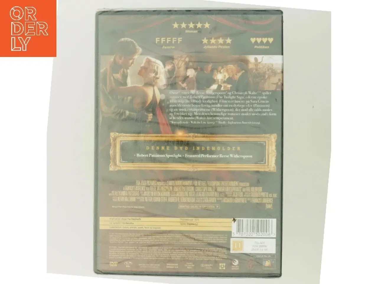 Billede 3 - WATER FOR ELEPHANTS med Reese Witherspoon (DVD)