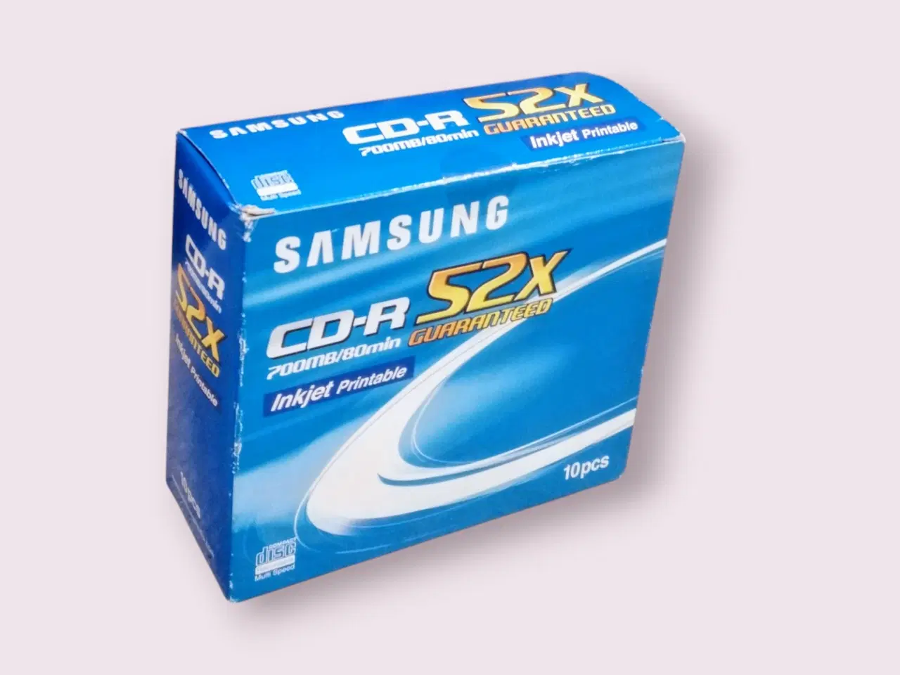 Billede 1 - 10 stk Samsung CD-R, 52x700Mb. 80min.