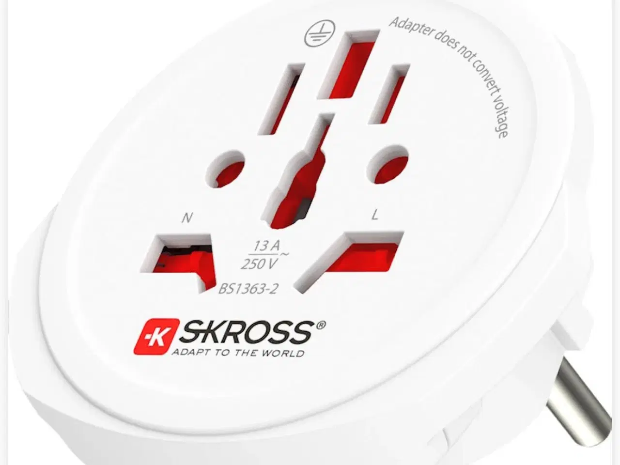 Billede 1 - Rejseadapter Skross World to Europe/DK