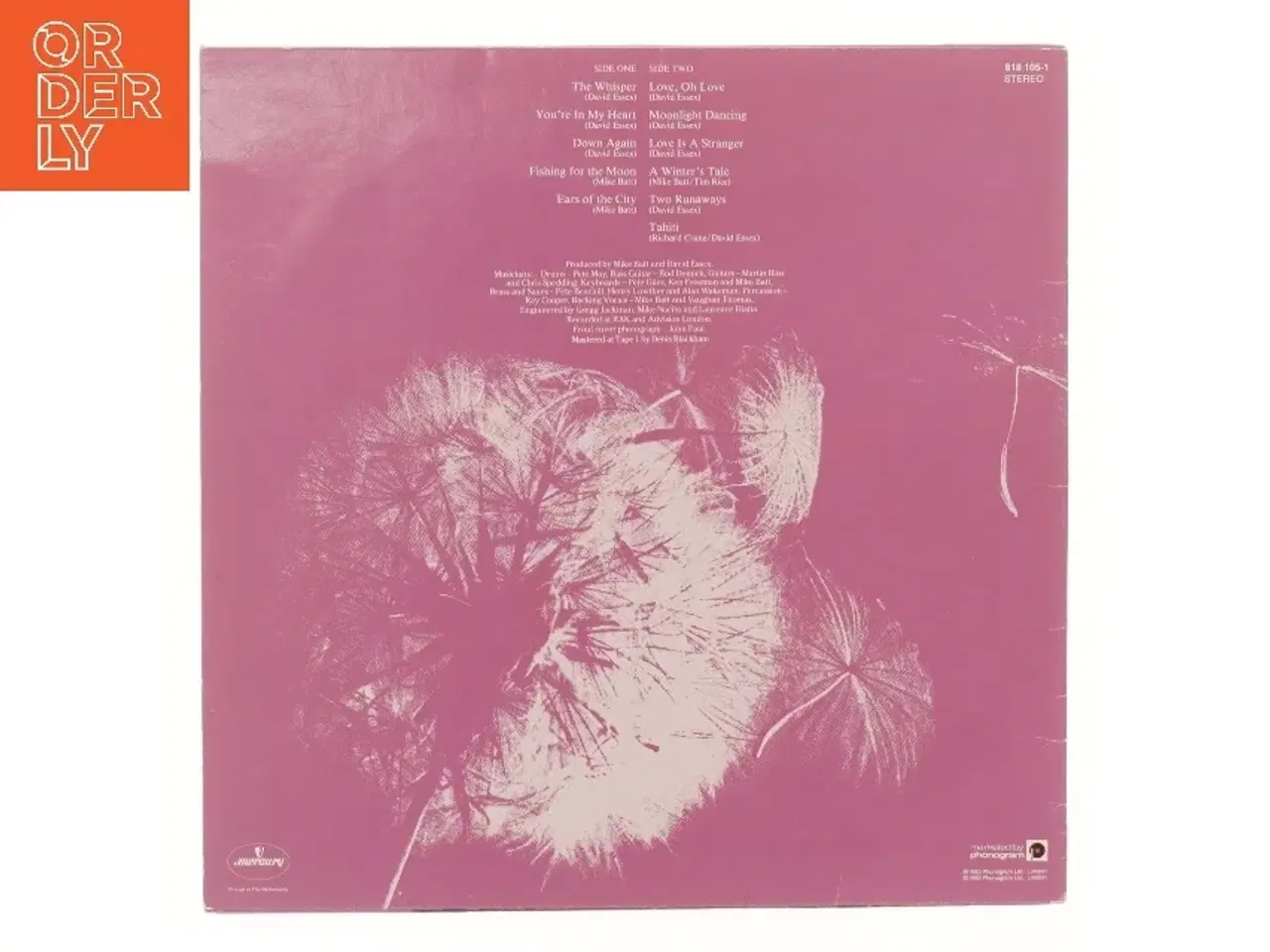 Billede 2 - David Essex - The Whisper LP fra David Essex