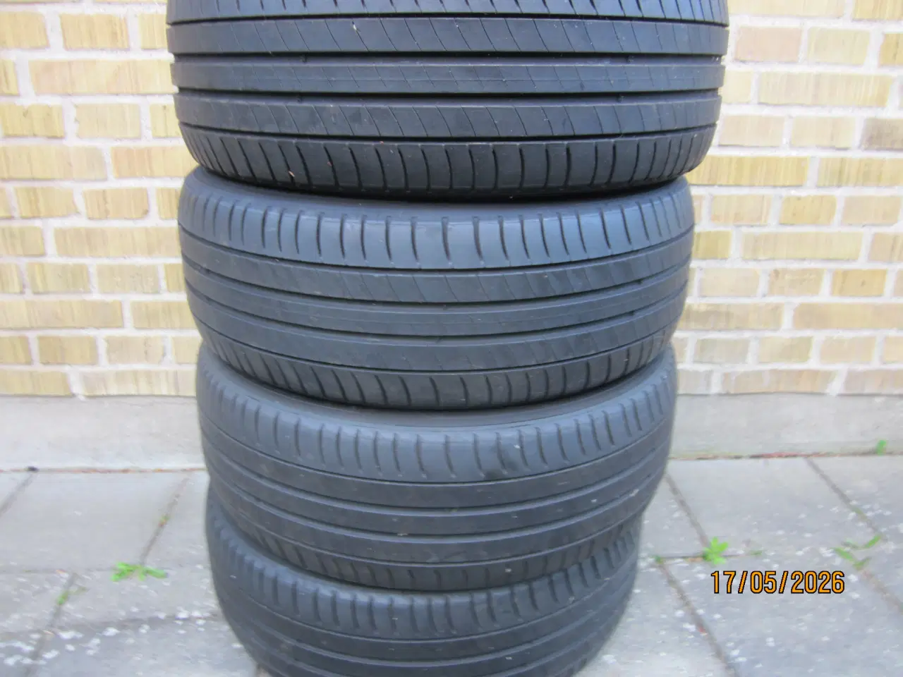 Billede 1 - 4 Stk. sommerdæk 205x55x16 Michelin, næsten som ny