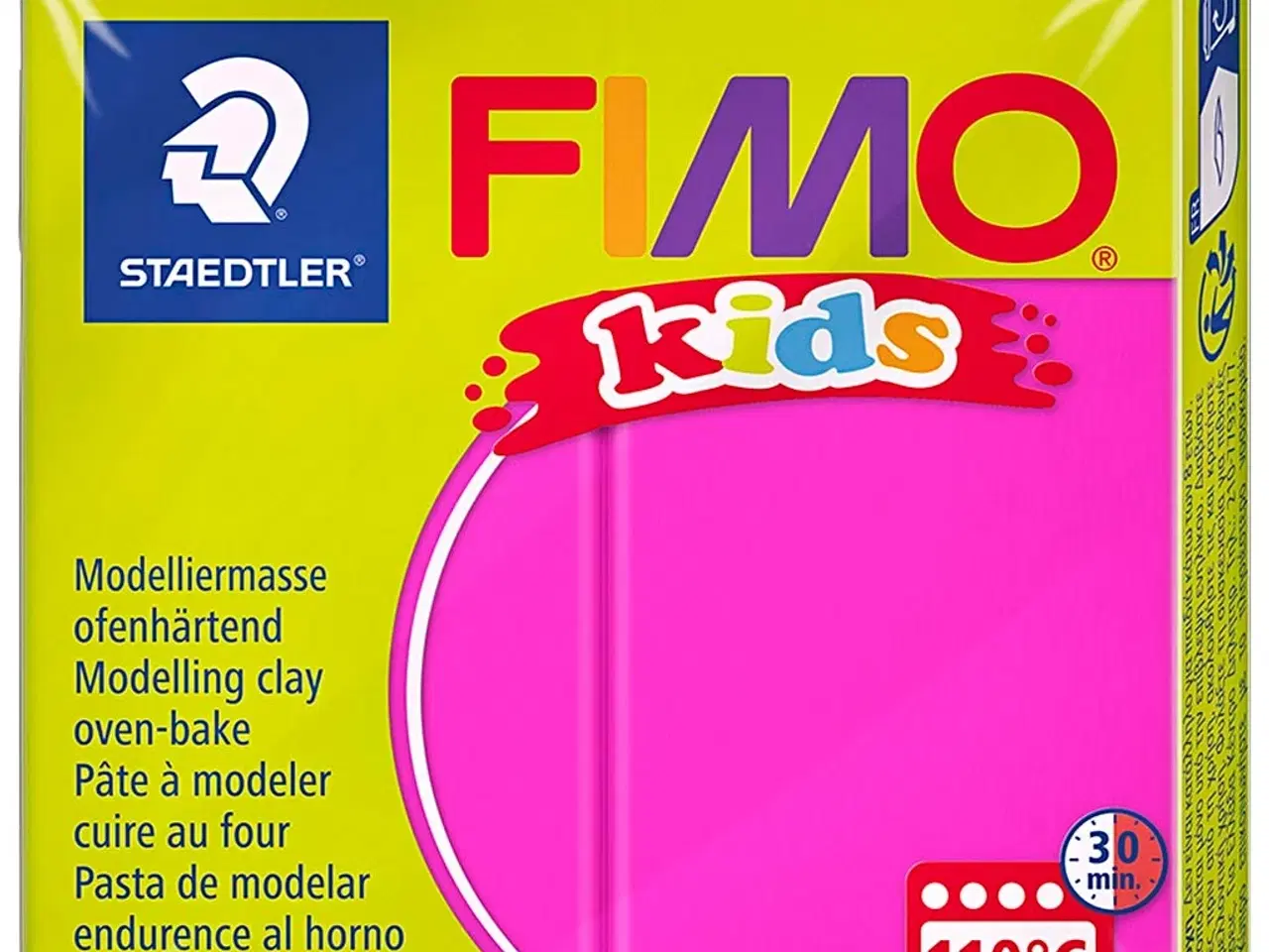 Billede 1 - FIMO® Kids ler, pink, 42g/ 1 pk.