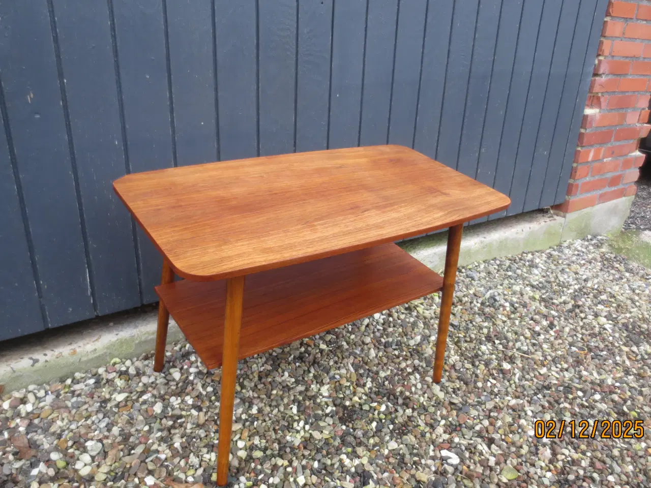 Billede 1 - 1 stk Teak Sidebord/Sofabord