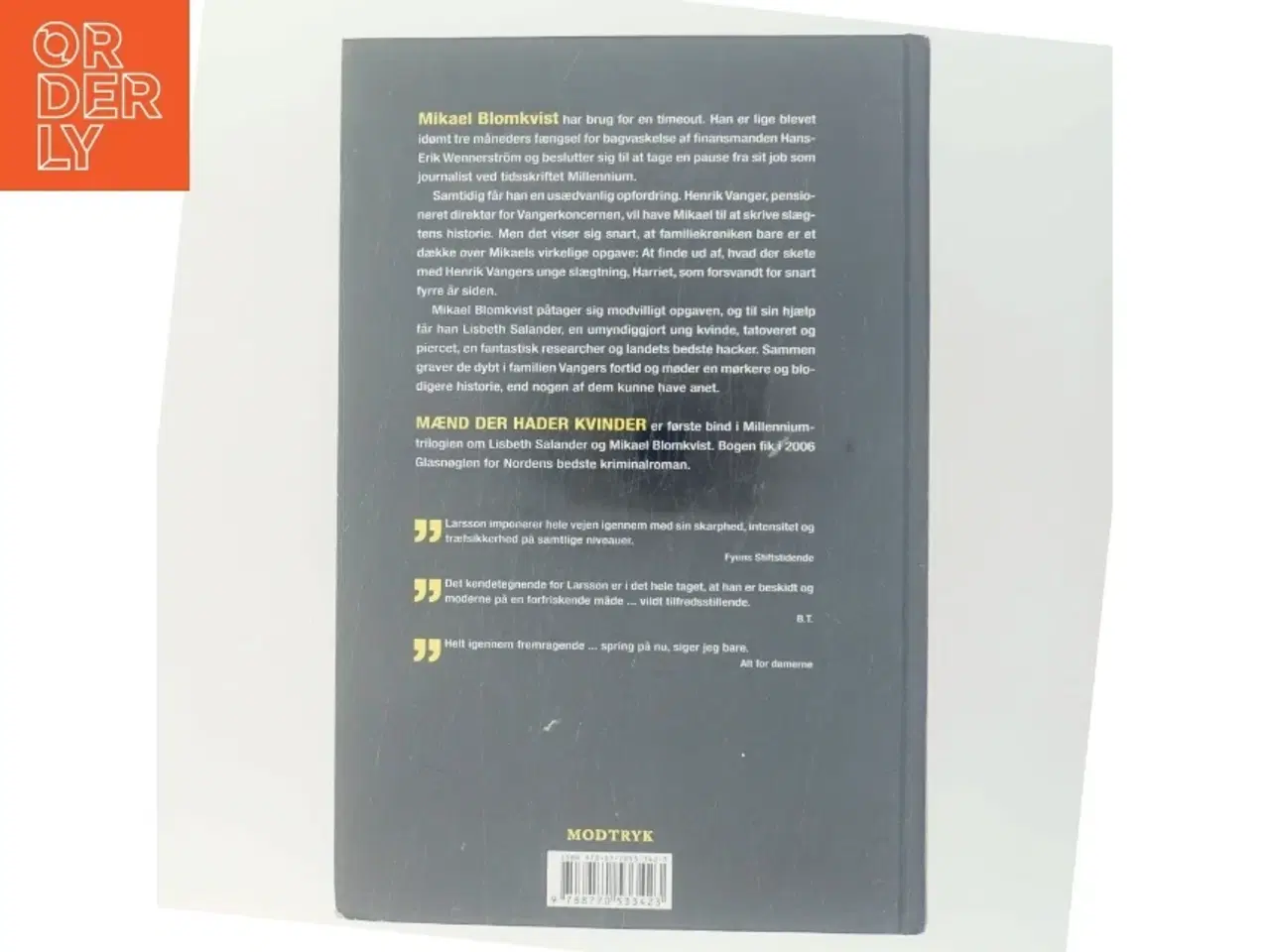 Billede 3 - Mænd der hader kvinder af Larsson, Stig (Bog)