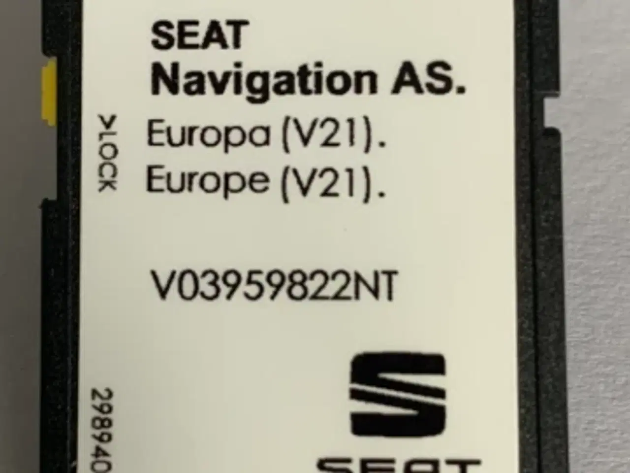 Billede 1 - SEAT AS V21 25/26 Europa SD Kort (32gb)