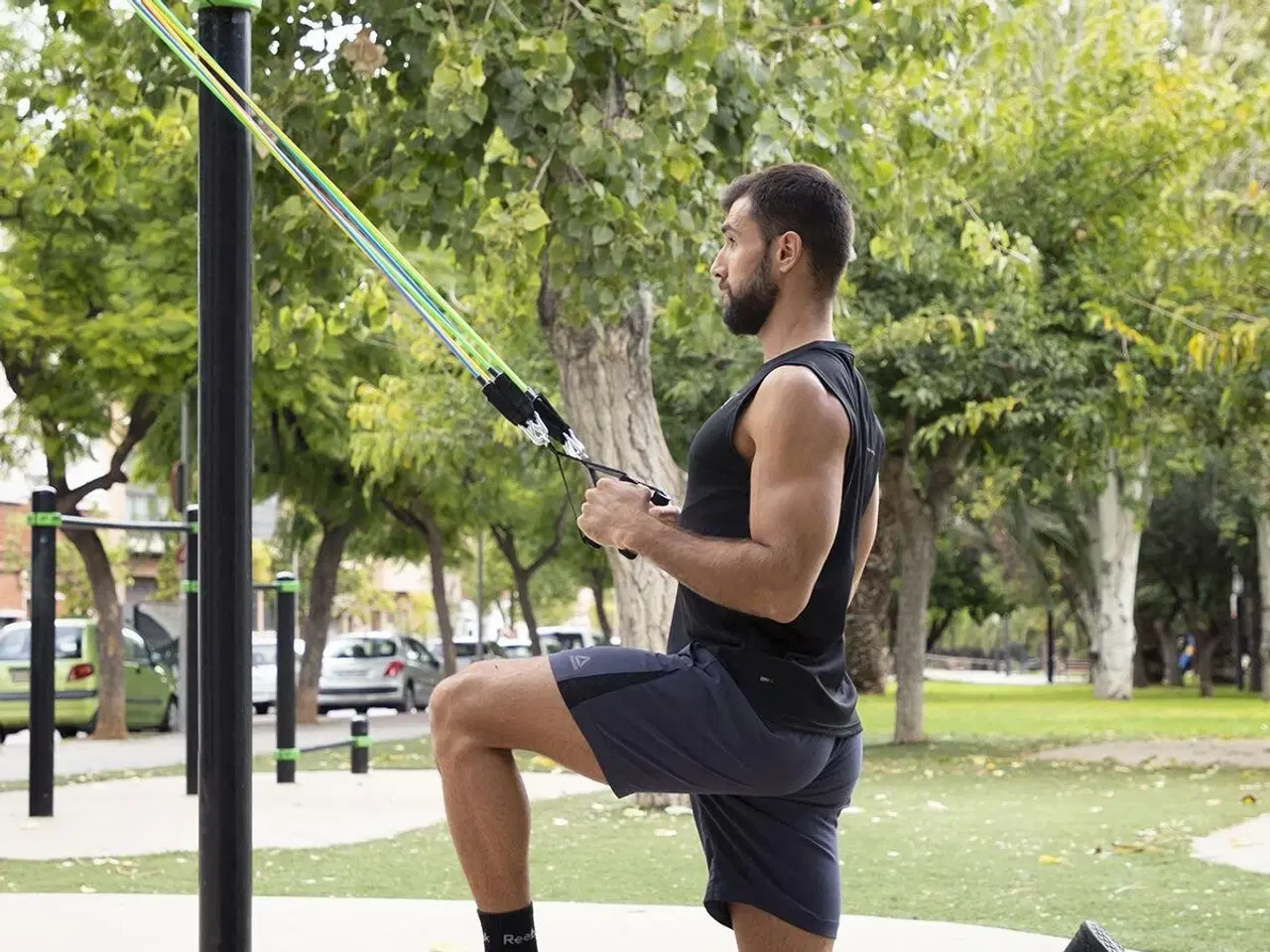 Billede 36 - Træningspakke - modstandsbånd (5 stk.) + vibrerende platform med tilbehør