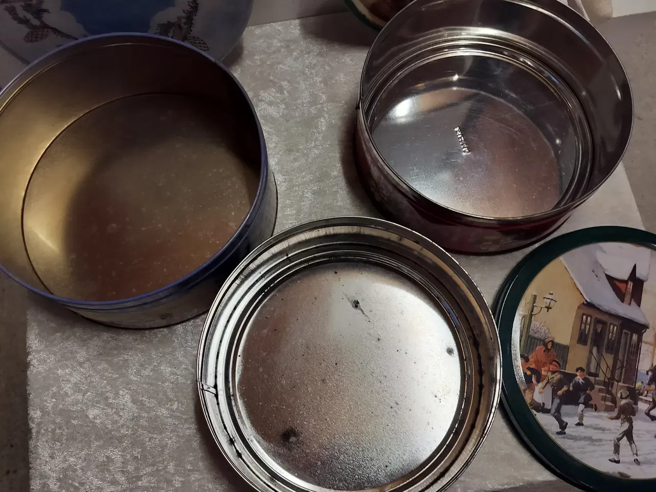 Billede 2 - 3 Gamle Jule kagedåser 