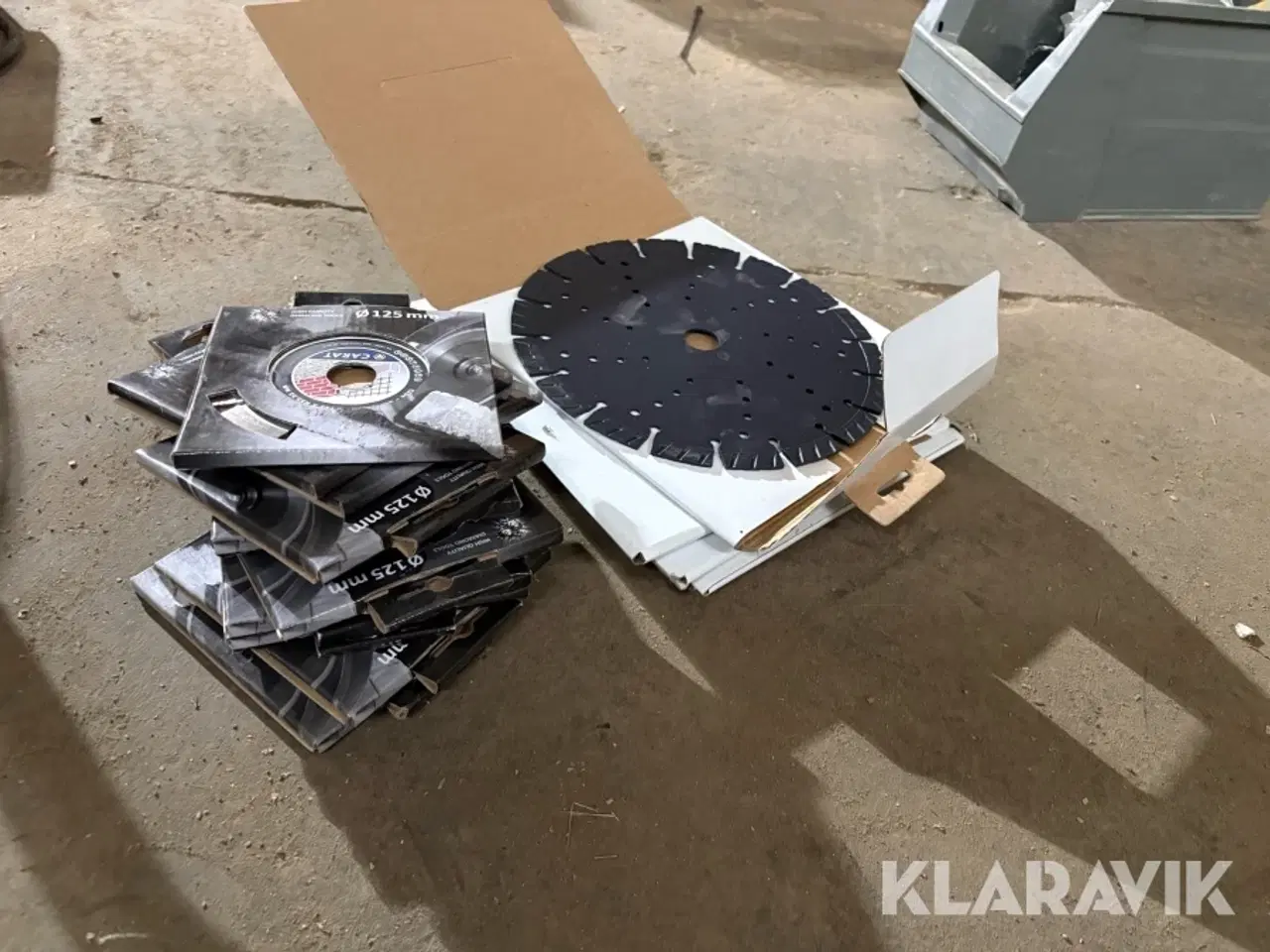 Billede 1 - Parti af diamantskiver (Ø125 mm + Ø230 mm)