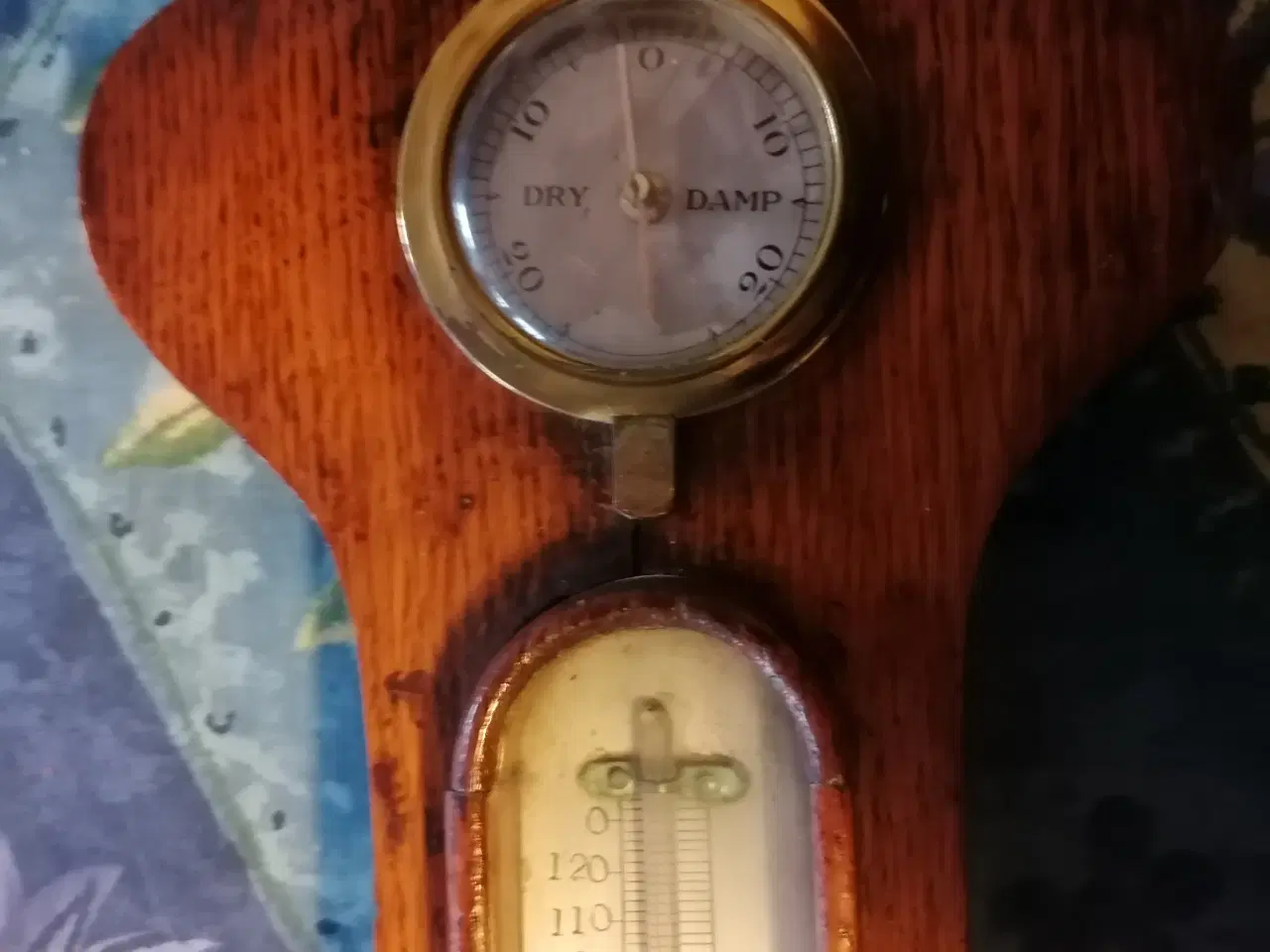 Billede 3 - Barometer, termometer og hygrometer i et.