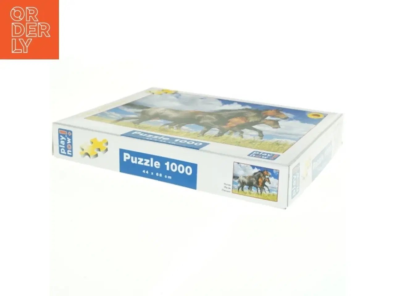 Billede 3 - Puslespil med heste, 1000 brikker fra Play Now (str. 33 x 24 cm)