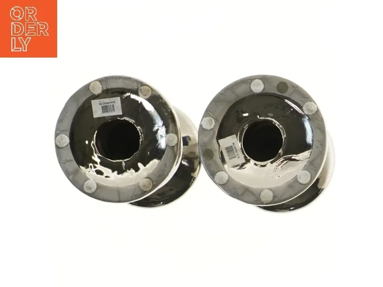 Billede 2 - Metal lysestager (str. 18 cm)