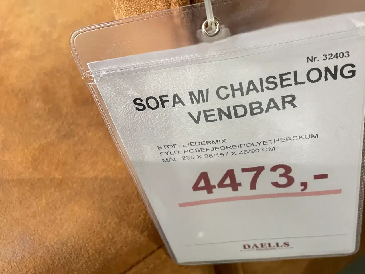 Billede 3 - Sofa med chaiselong 