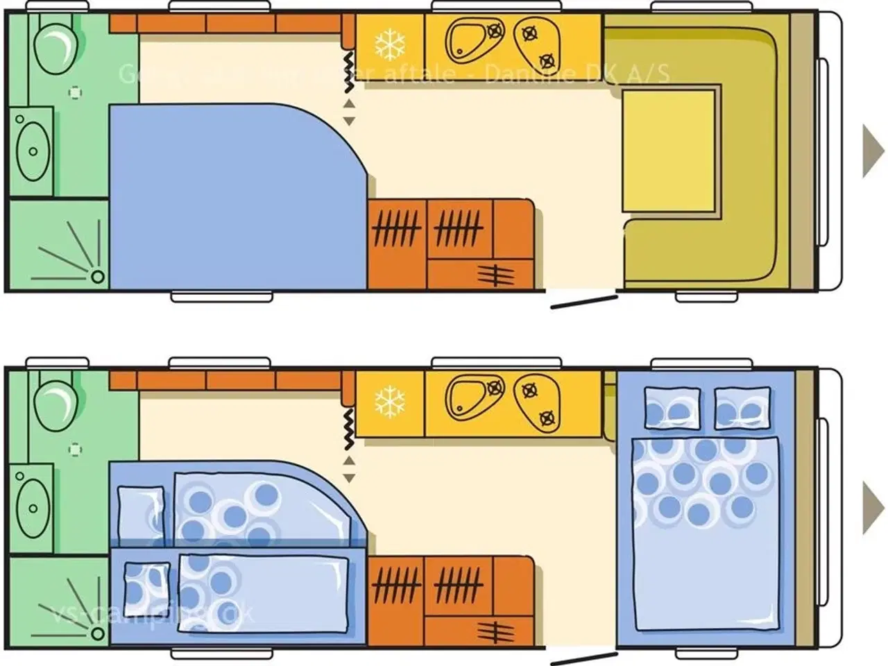 Billede 11 - 2014 - Adria Adora 643 UT LÆKKER RUMMELIG CAMPINGVOGN MED ALDEVARME, RUNDSIDDEGRUPPE, FRANSK SENG OG STORT BADEVÆRELSE