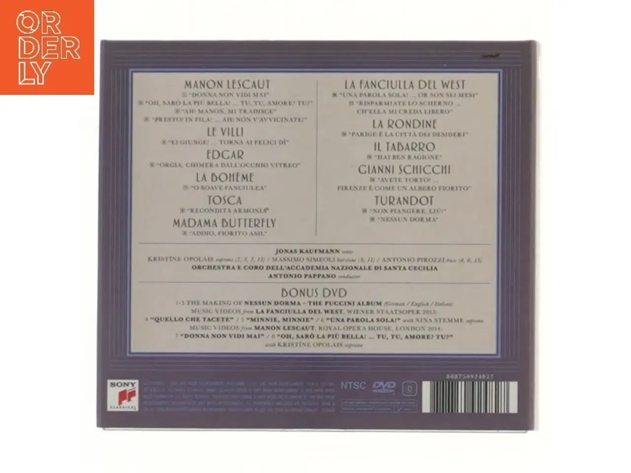 Billede 3 - Jonas Kaufmann Nessun Dorma Deluxe Edition CD og DVD