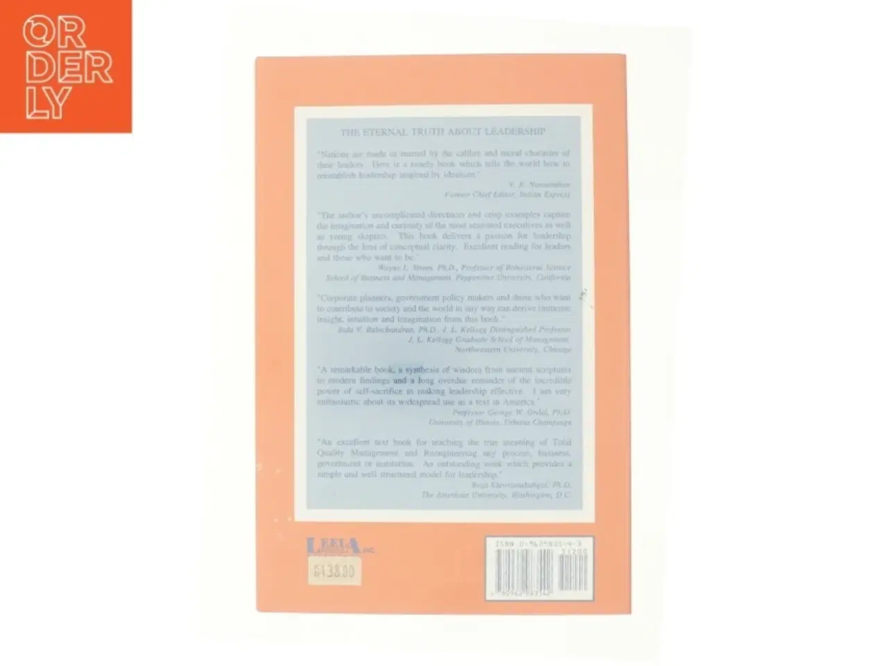 Billede 2 - Sai Baba&#39;s Mahavakya on Leadership : Book for Youth, Parents and Teachers af M. L. Chibber (Bog)