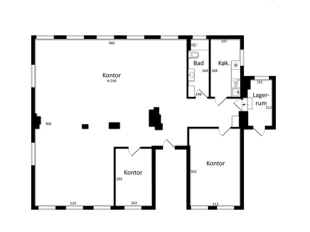 Billede 2 - New Yorker kontor midt i København K - kreativt miljø