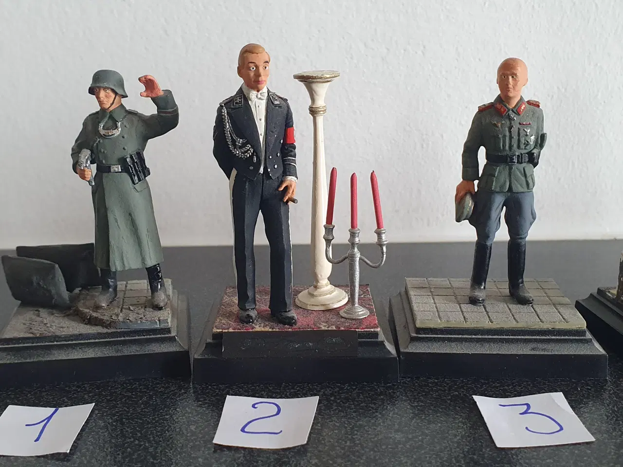 Billede 2 - Tyske WW2 soldater i tin.