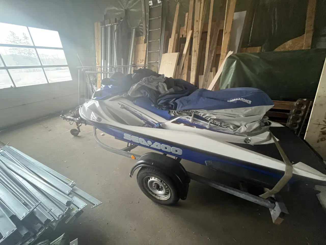 Billede 2 - Sea-doo vandscooter 115 hk med registreret trailer