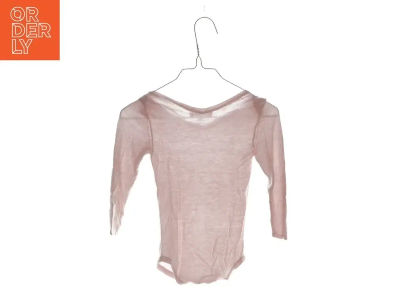 Billede 2 - Langærmet bodystocking af 20% kashmir og 80% bamboo (Str. 9-12 mdr)