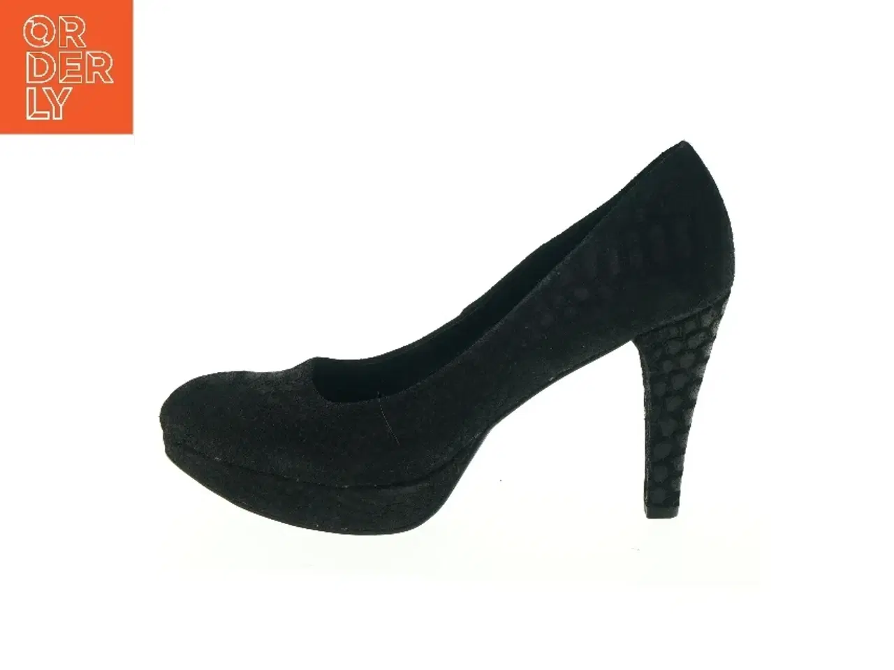 Billede 1 - Høje hæle med slangeskind fra Mentor (str. 41) fra Mentor (str. 41)