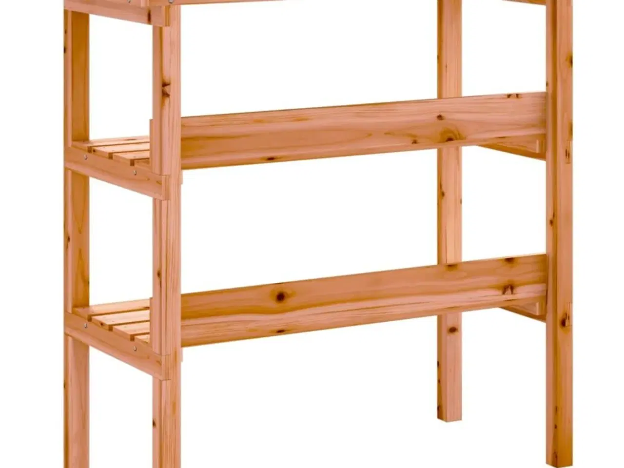 Billede 6 - Plantebord med hylder 78x38x82,5 cm massivt grantræ brun