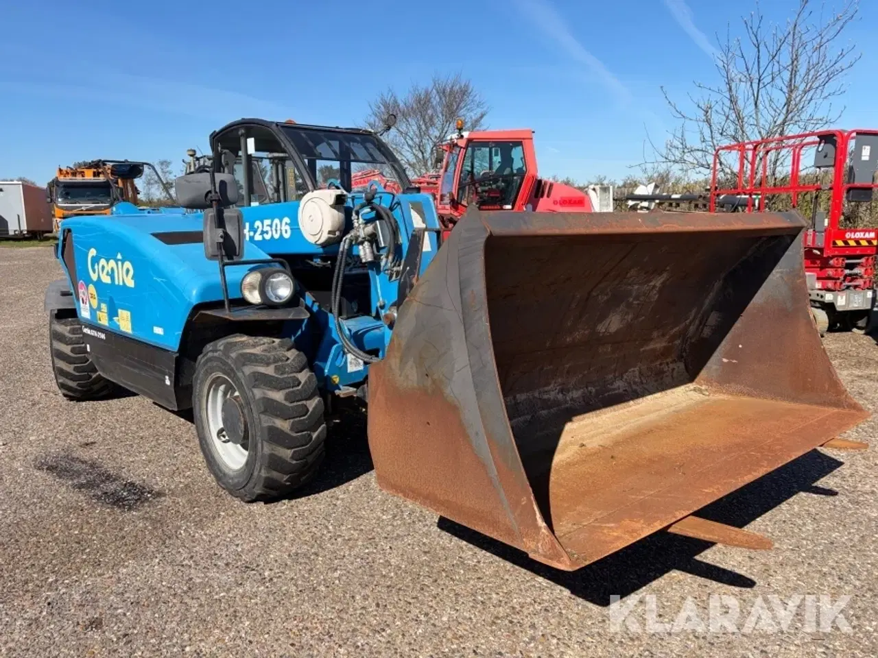 Billede 2 - Teleskoplæsser Genie GTH-2506 2500kg - med skovl og gafler