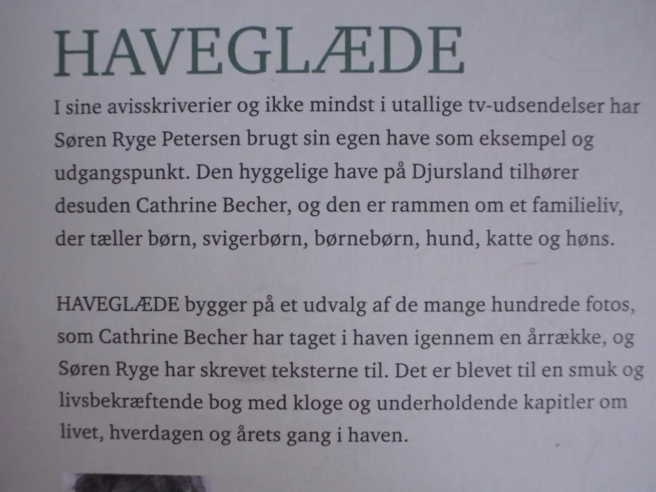 Billede 3 - haveglæde, af søren ryge petersen. foto af cathrin