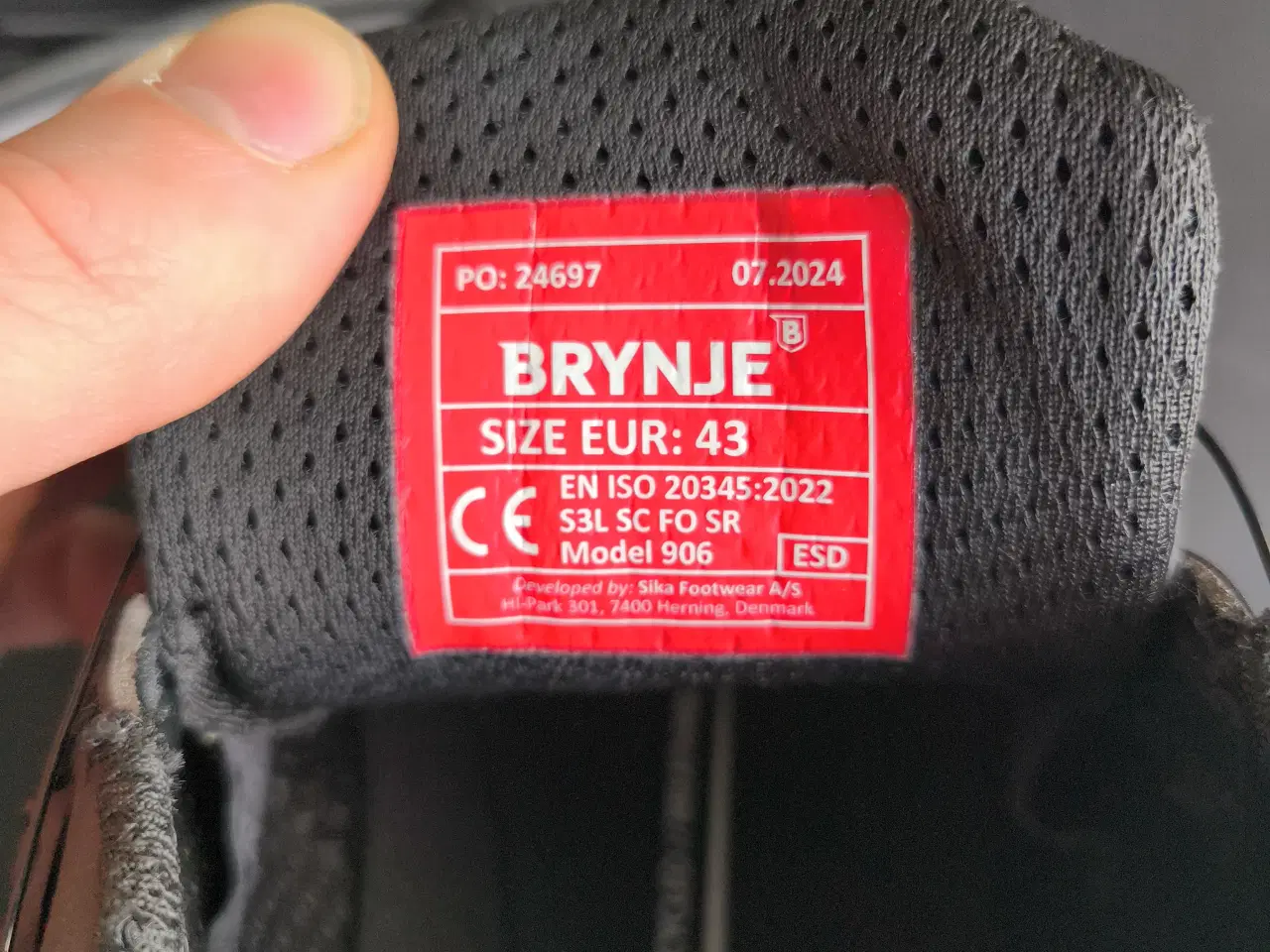 Billede 3 - Brynje Sikkerhedssko BOA