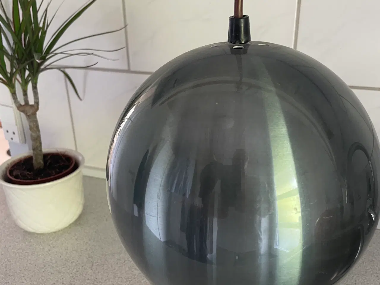 Billede 2 - Retro pendel kuglelampe