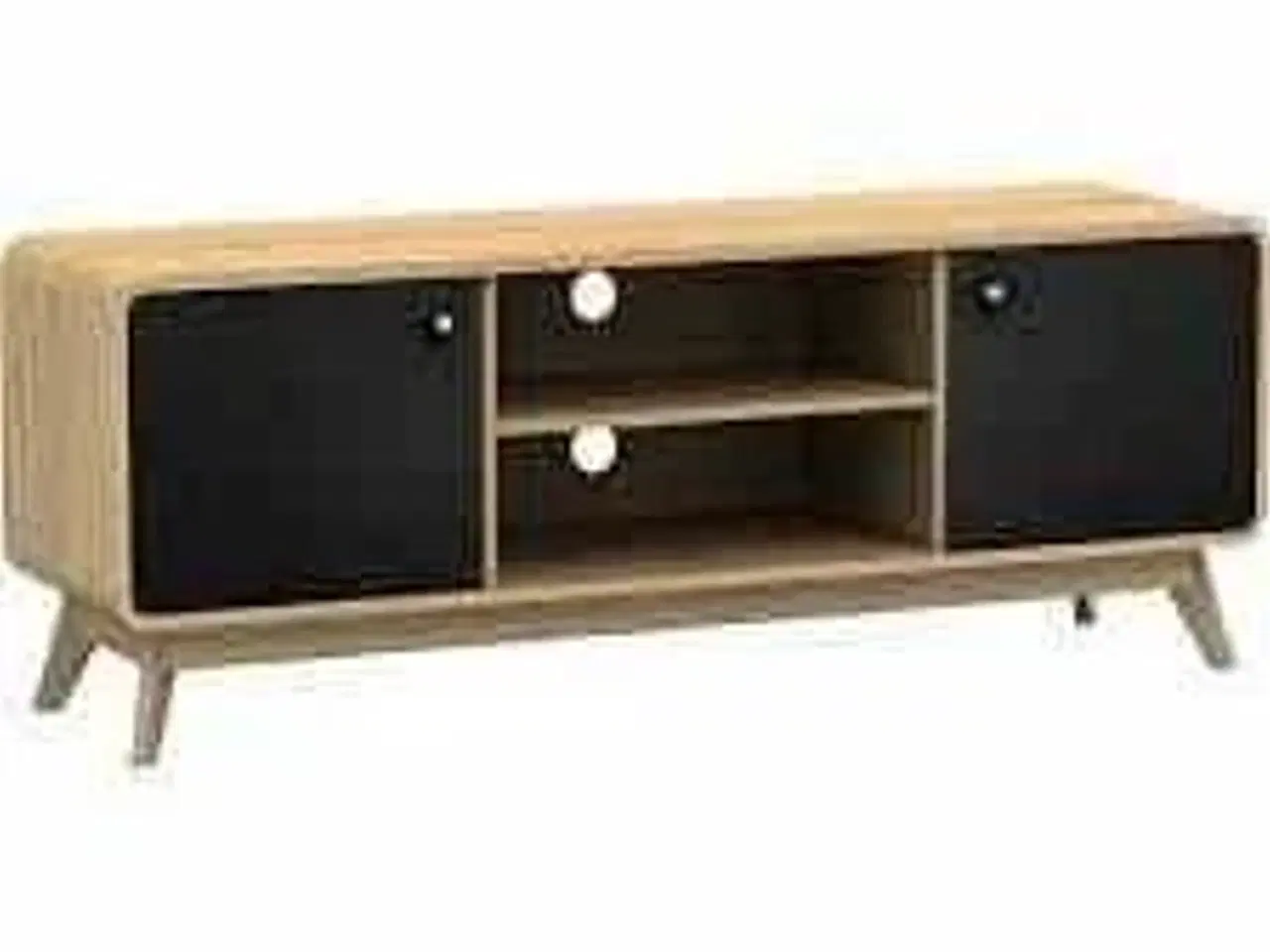 Billede 2 - Caitlin TV-bord - egetræslook og sort